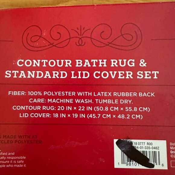 NWT Wondershop at Target Contour Bath Rug & Standard Lid Cover Set - Picture 7 of 11